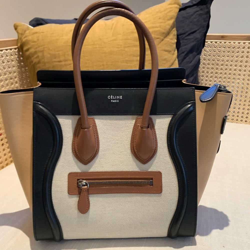 Celine luggage tote authentic barely used